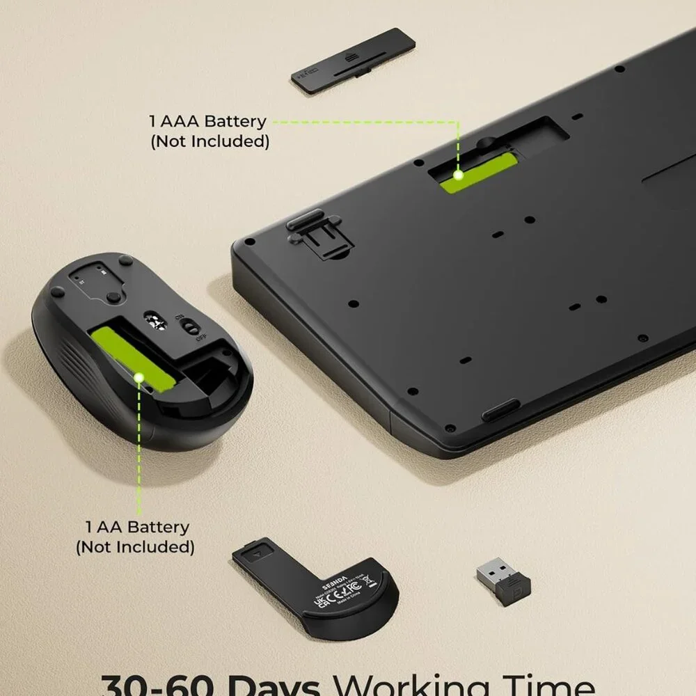Wireless Bluetooth Keyboard & Mouse